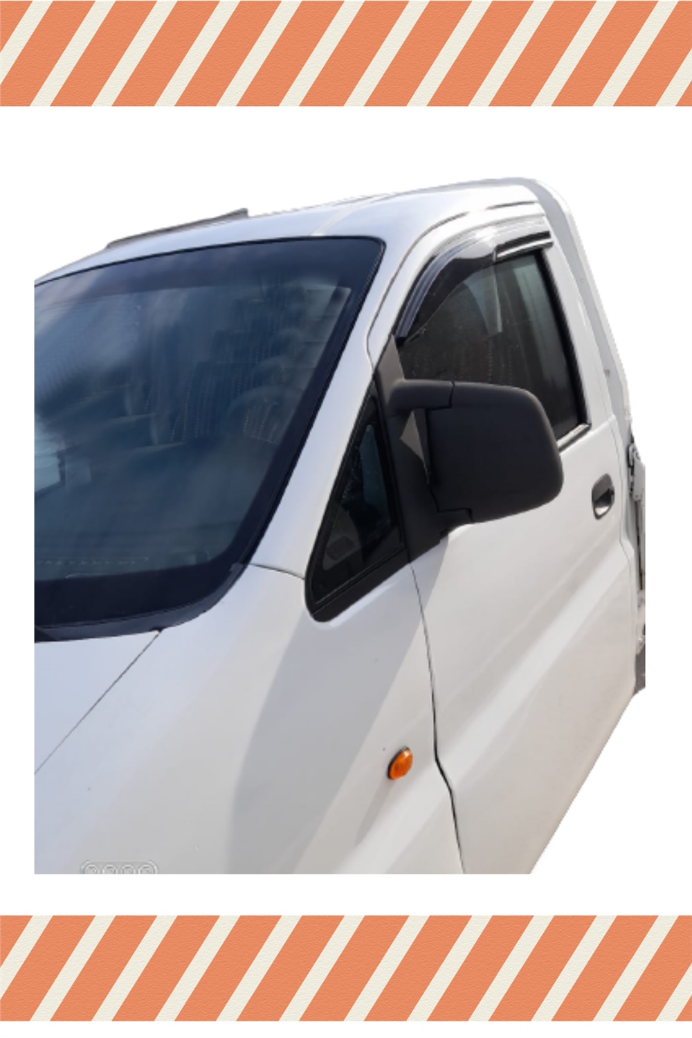 Hyundai Starex Minibüs Tüm  Modellerine Özel 2Li Mügen Tip Cam Rüzgarlığı