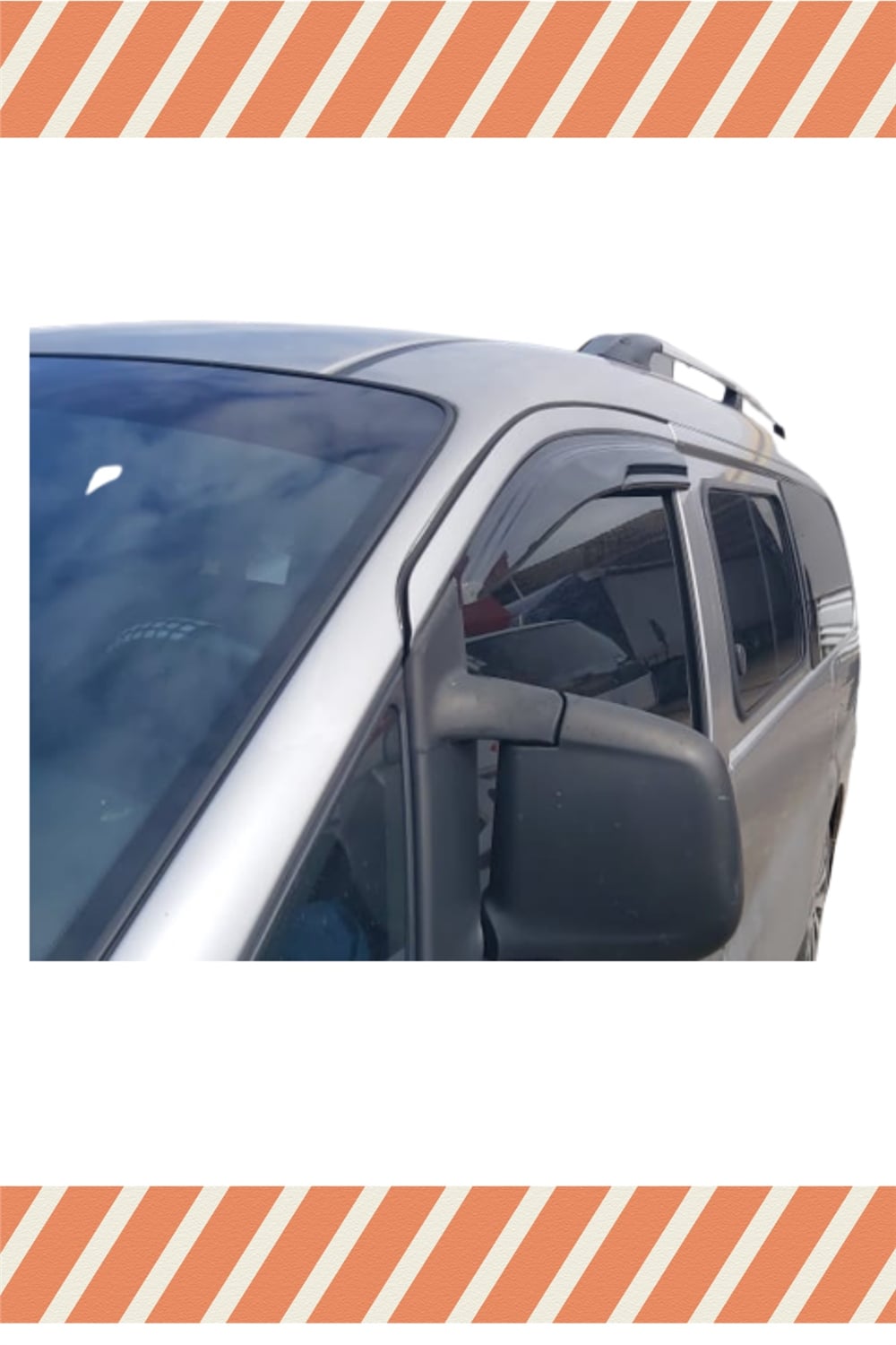 Hyundai Starex Minibüs Tüm  Modellerine Özel 2Li Mügen Tip Cam Rüzgarlığı