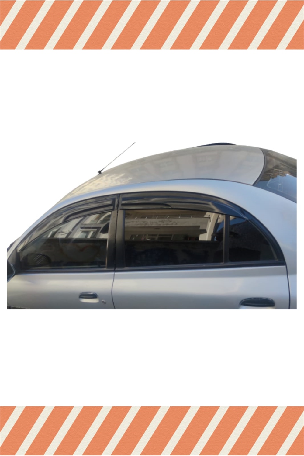 Kia Rio Sedan 2003-2005 Modellerine Özel 4Lü Mügen Tip Cam Rüzgarlığı