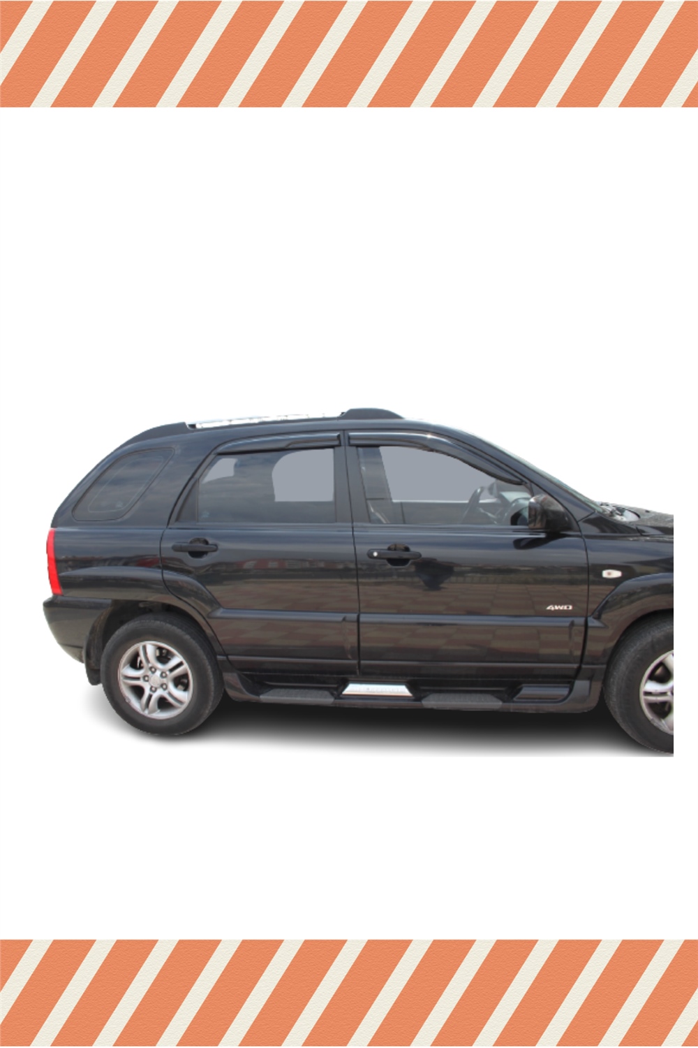 Kıa Sportage 2005-2010
 Modellerine Özel 4’Lü Mügen Tip Cam Rüzgarlığı