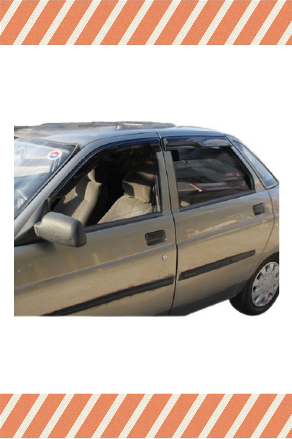 Lada Vega Sedan Tüm  Modellerine Özel 4Lü Mügen Tip Cam Rüzgarlığı