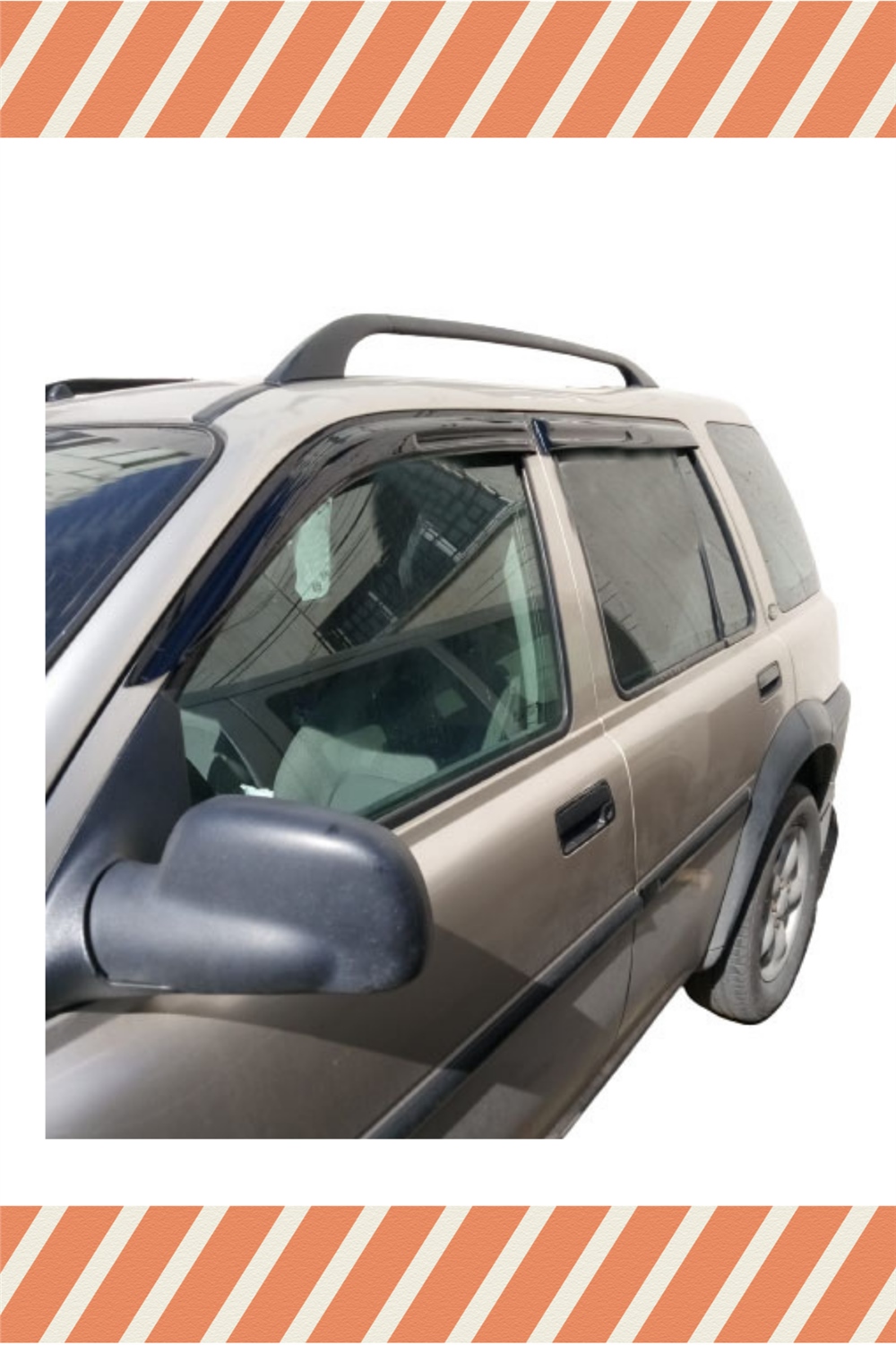 Land Rover  Freelander 1 1998-2007 Modellerine Özel 4Lü Mügen Tip Cam Rüzgarlığı