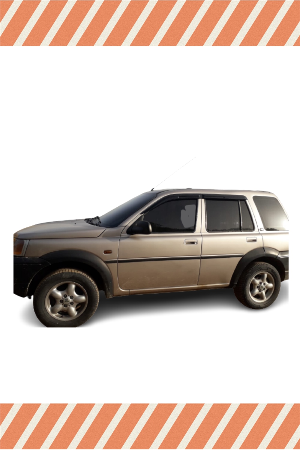 Land Rover  Freelander 1 1998-2007 Modellerine Özel 4Lü Mügen Tip Cam Rüzgarlığı