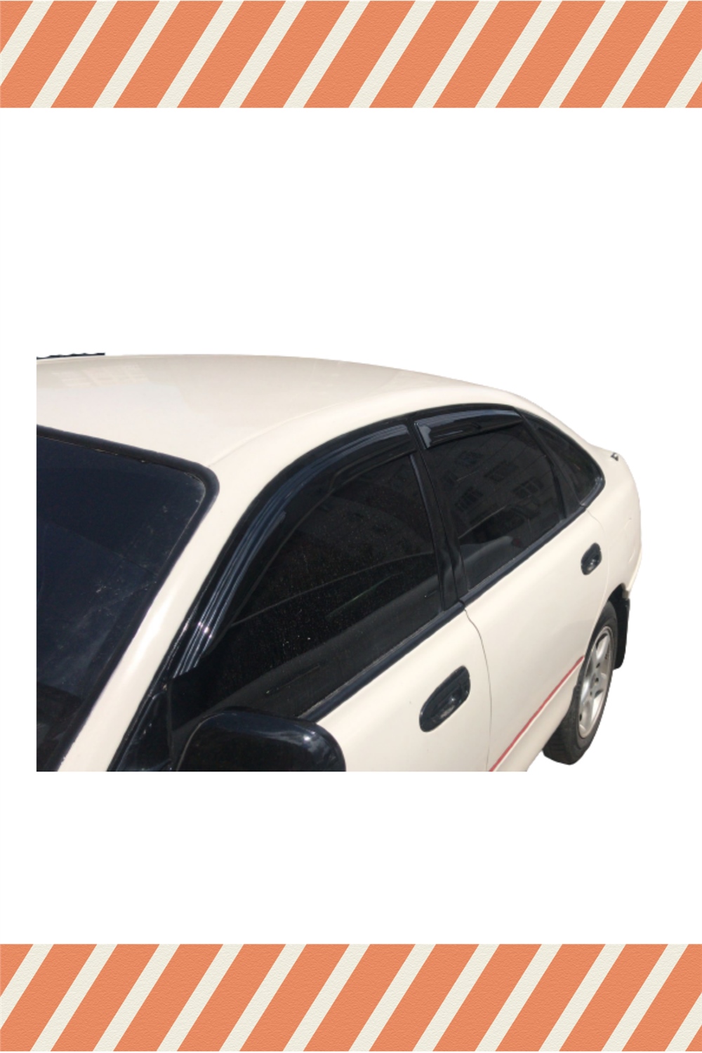 Mazda 626 Hb 1992-1997 Modellerine Özel 4Lü Mügen Tip Cam Rüzgarlığı