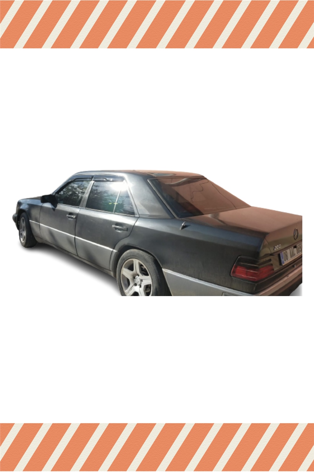 Mercedes  200 D (W124) 1984 -1995 Modellerine Özel 4Lü Mügen Tip Cam Rüzgarlığı
