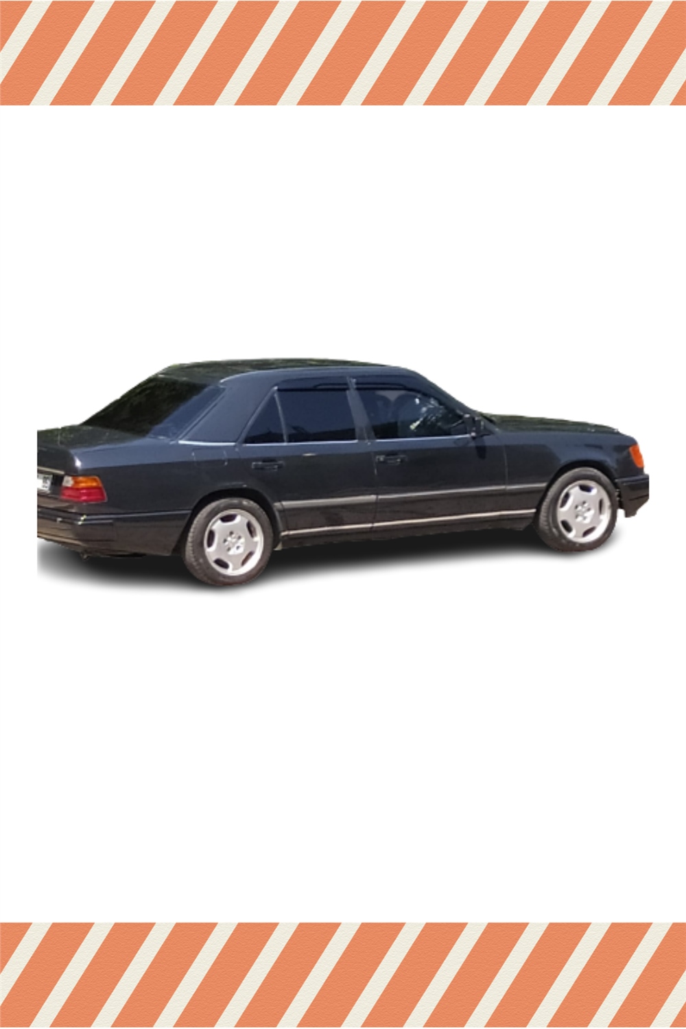 Mercedes  200 E (W124) 1984 -1995 Modellerine Özel 4Lü Mügen Tip Cam Rüzgarlığı