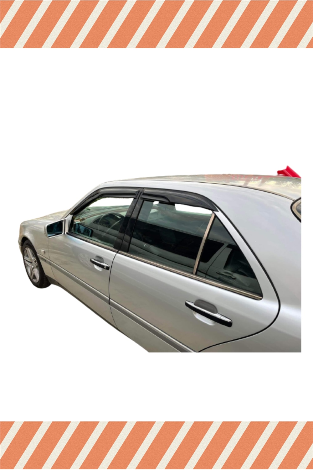 Mercedes C (W202) 1993-1999 Modellerine Özel 4Lü Mügen Tip Cam Rüzgarlığı