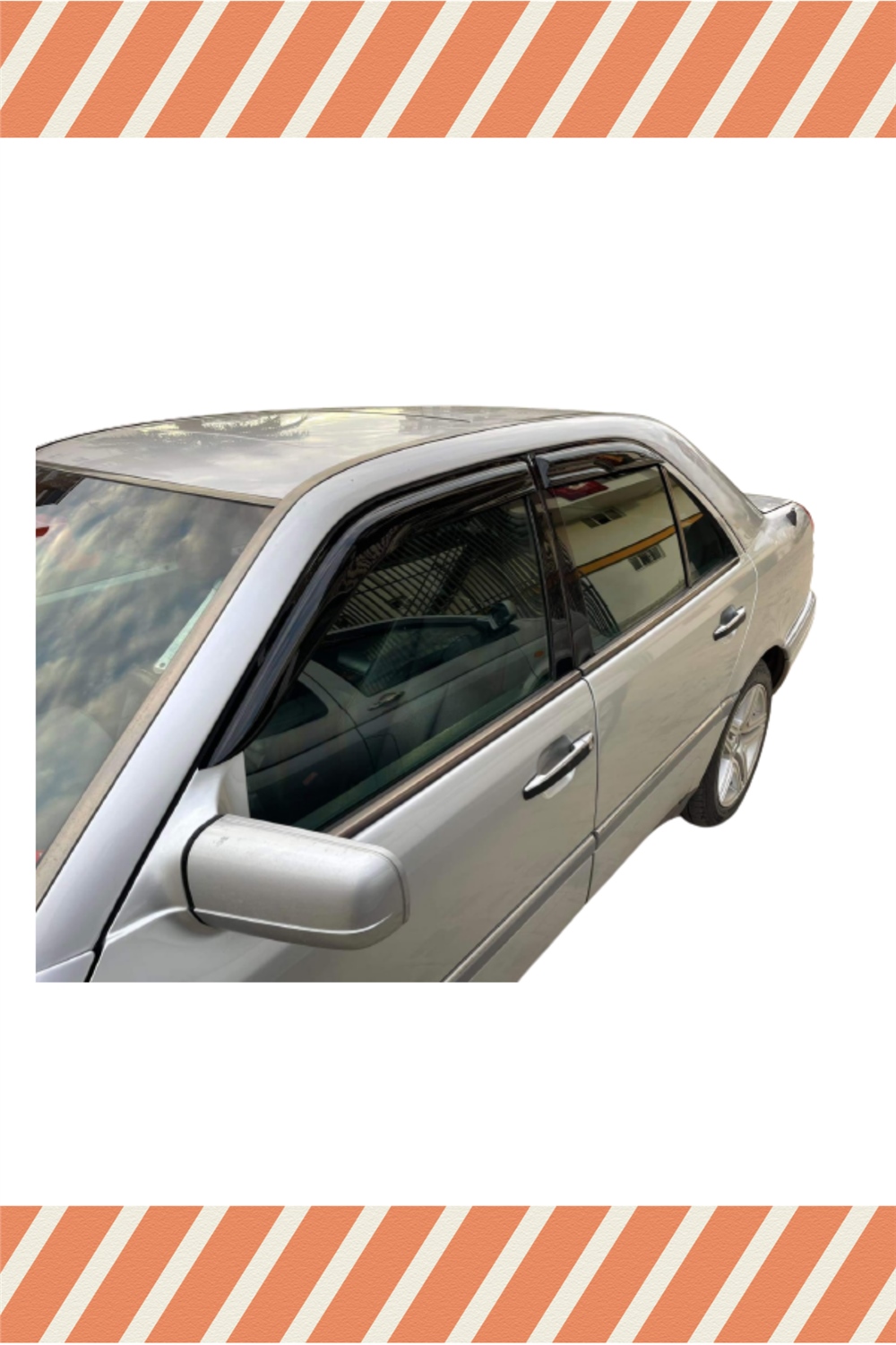 Mercedes C (W202) 1993-1999 Modellerine Özel 4Lü Mügen Tip Cam Rüzgarlığı