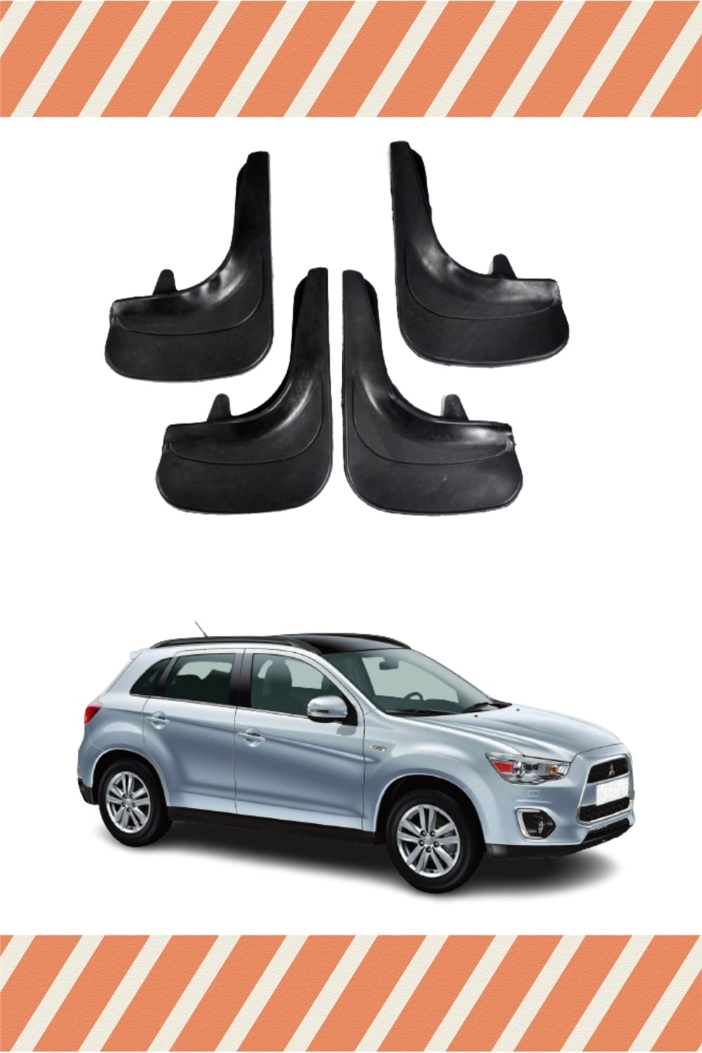 Mitsubishi Asx 4Lü Tozluk Çamurluk Paçalık  
