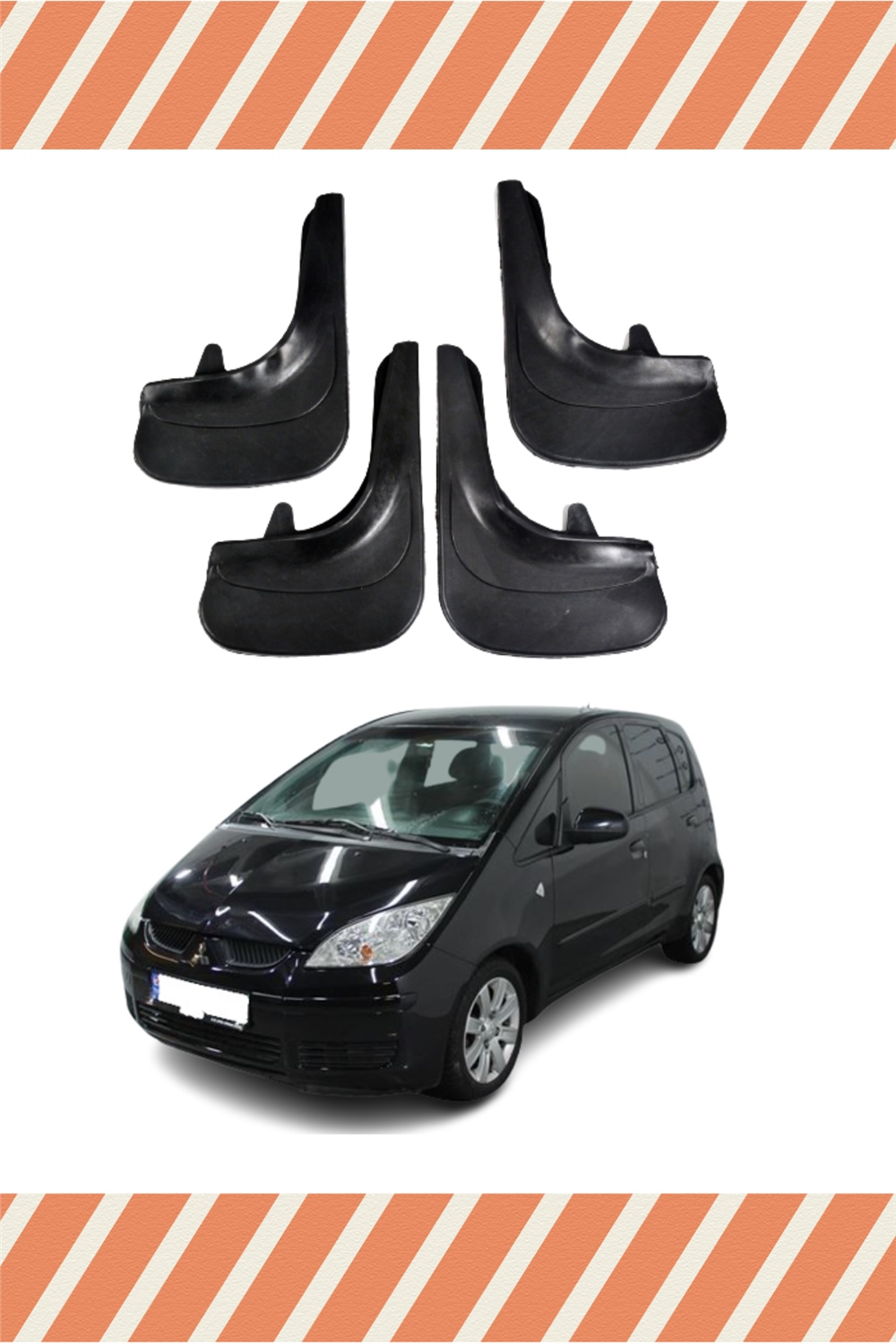 Mitsubishi Colt 4Lü Tozluk Çamurluk Paçalık  