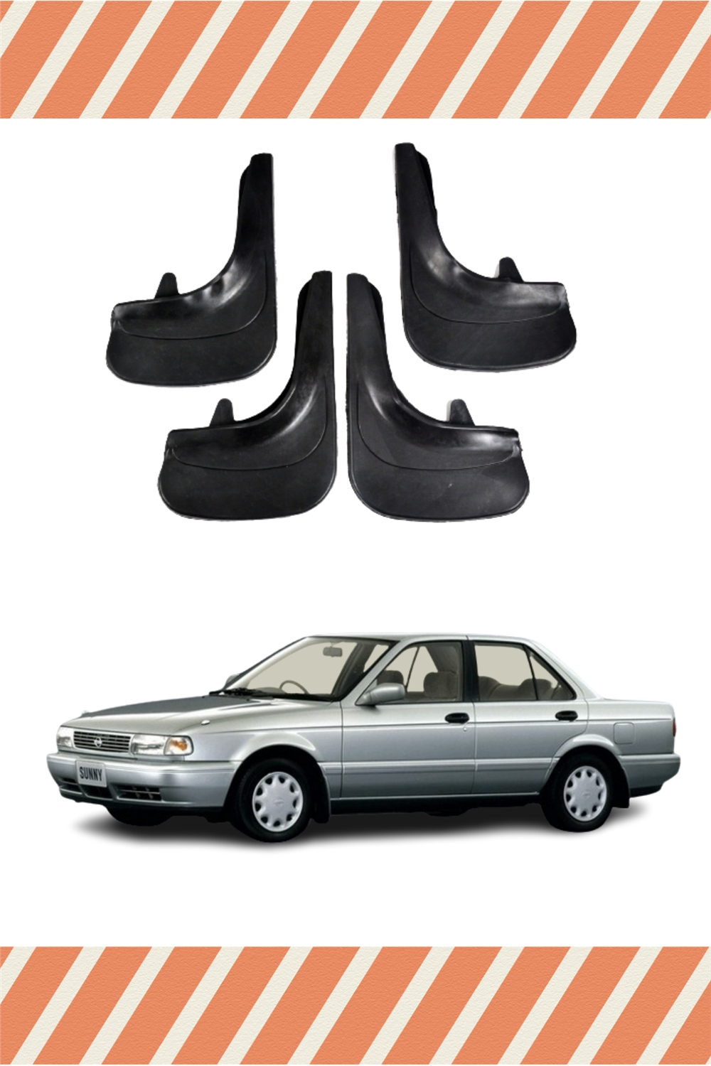 Nissan Sunny 4Lü Tozluk Çamurluk Paçalık  