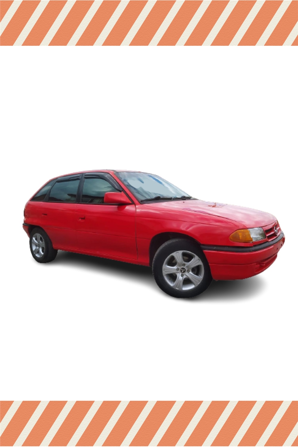 Opel Astra F Hb Sedan 1991-1997 Modellerine Özel 4Lü Mügen Tip Cam Rüzgarlığı