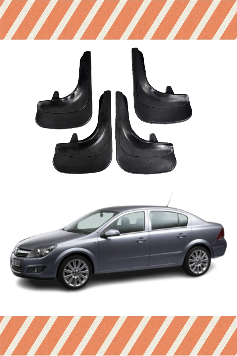 Opel Astra H Sd 2008-2017 4Lü Tozluk Çamurluk Paçalık 