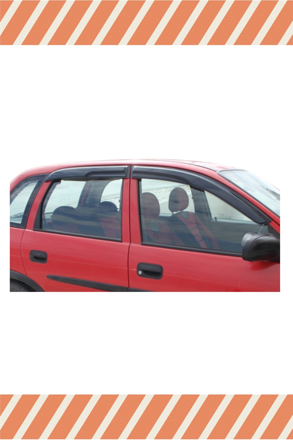 Opel Corsa B 1993-2000 Modellerine Özel 4Lü Mügen Tip Cam Rüzgarlığı