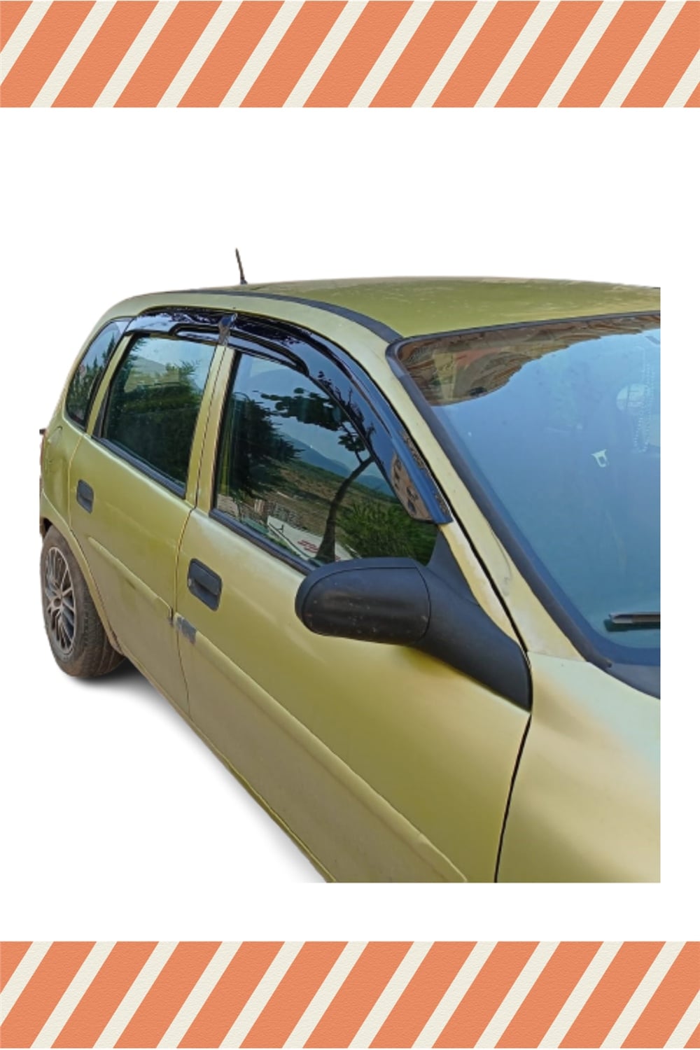 Opel Corsa B 1993-2000 Modellerine Özel 4Lü Mügen Tip Cam Rüzgarlığı