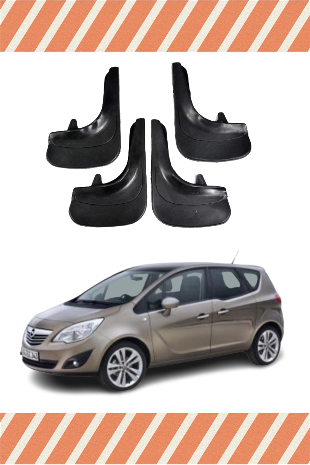 Opel Meriva 4Lü Tozluk Çamurluk Paçalık 