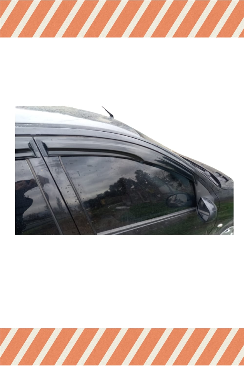 Peugeot 206 Sedan Tüm 
 Modellerine Özel 4’Lü Mügen Tip Cam Rüzgarlığı