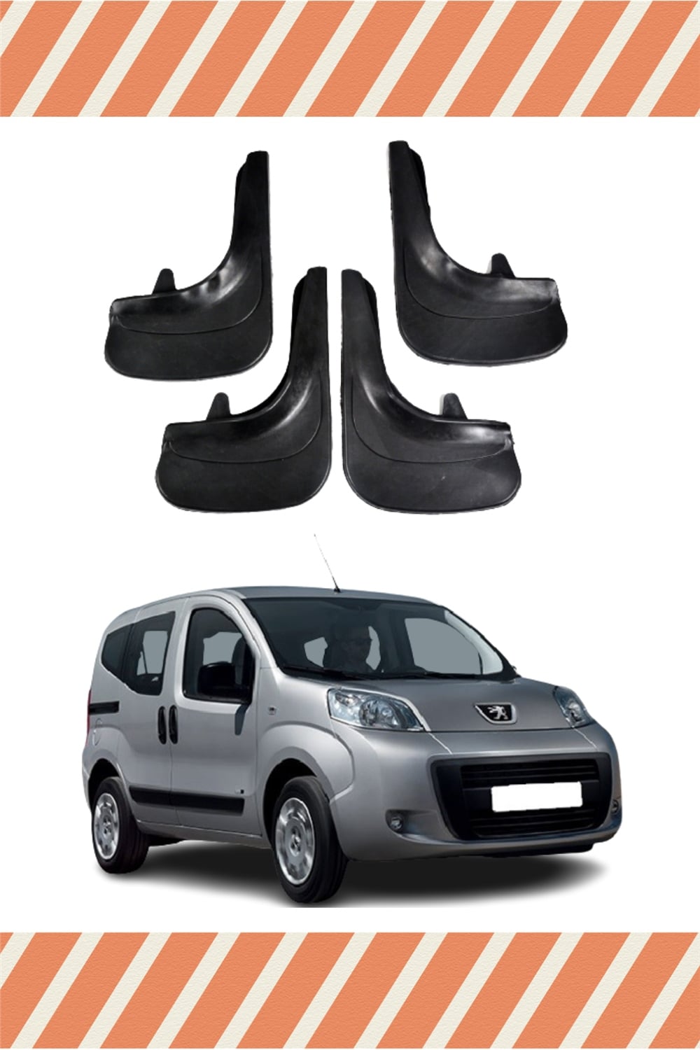 Peugeot Bipper Tepee 4Lü Tozluk Çamurluk Paçalık 