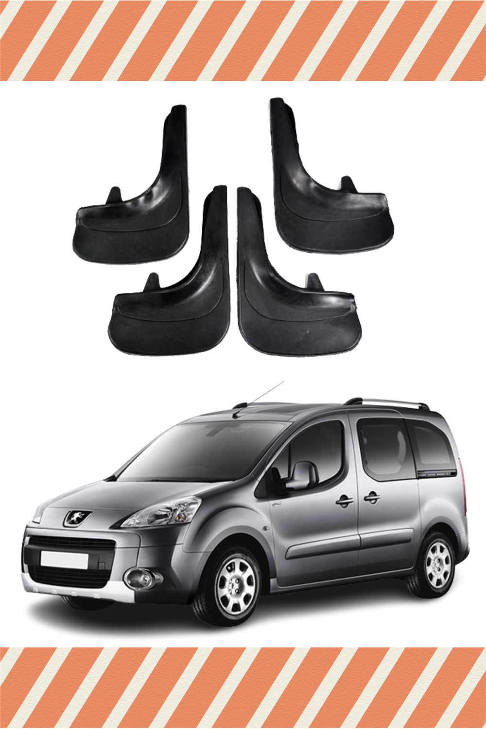 Peugeot Partner 4Lü Tozluk Çamurluk Paçalık 