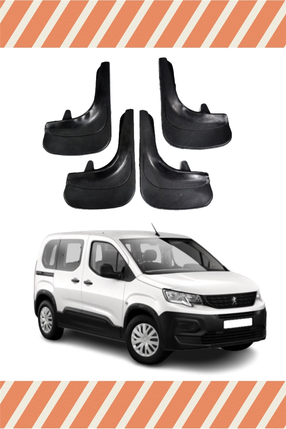 Peugeot Rifter 4Lü Tozluk Çamurluk Paçalık 