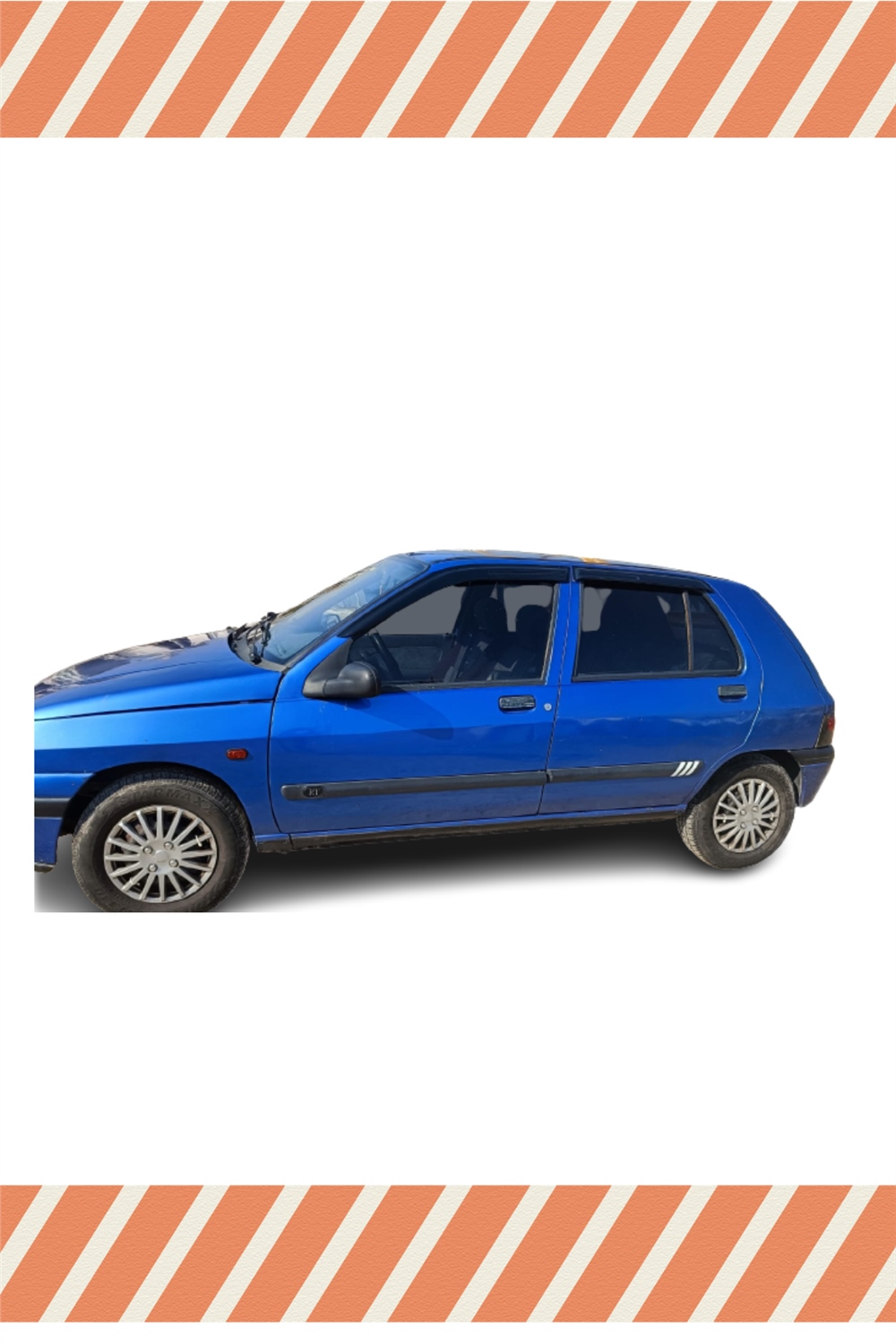 Renault Clio 1 Hb 1993-1998 Modellerine Özel 4Lü Mügen Tip Cam Rüzgarlığı