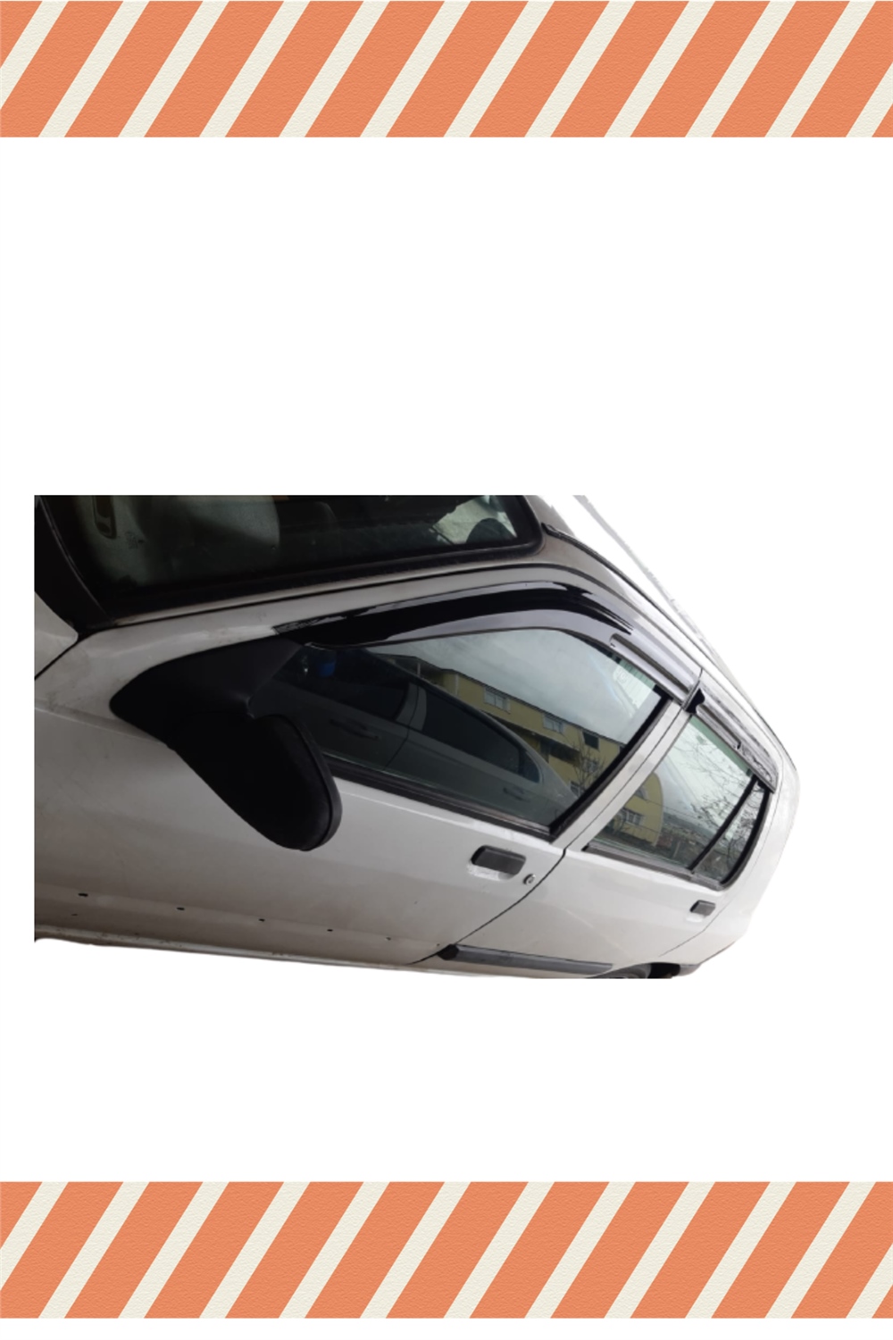Renault Clio 1 Hb 1993-1998 Modellerine Özel 4Lü Mügen Tip Cam Rüzgarlığı