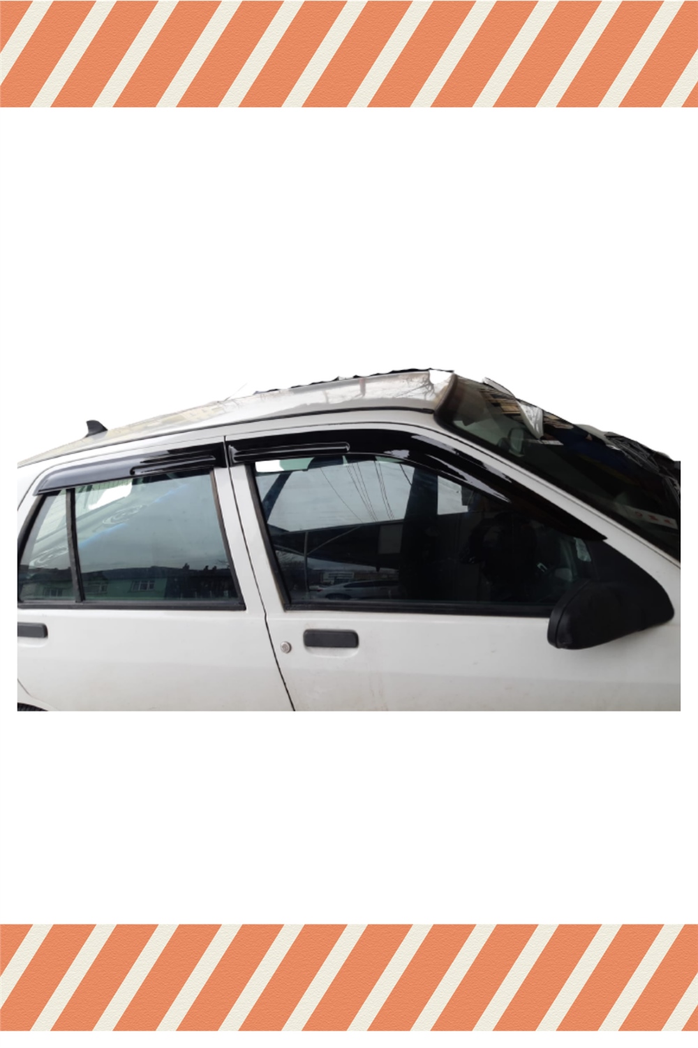 Renault Clio 1 Hb 1993-1998 Modellerine Özel 4Lü Mügen Tip Cam Rüzgarlığı