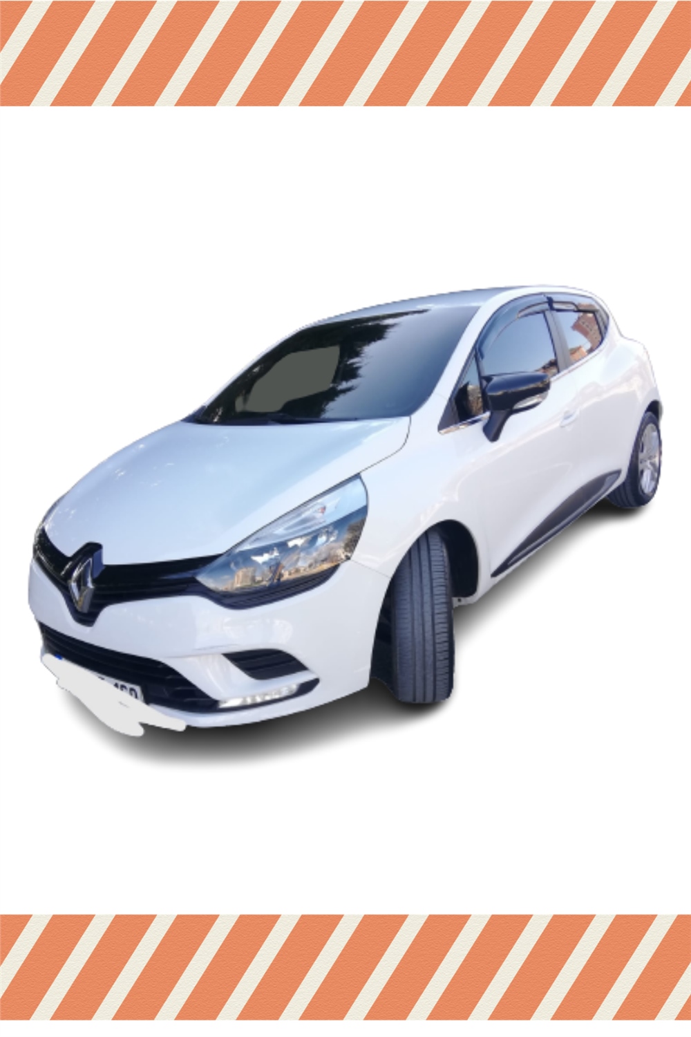 Renault Clio 4 Hb 2012-2018 Modellerine Özel 4Lü Mügen Tip Cam Rüzgarlığı