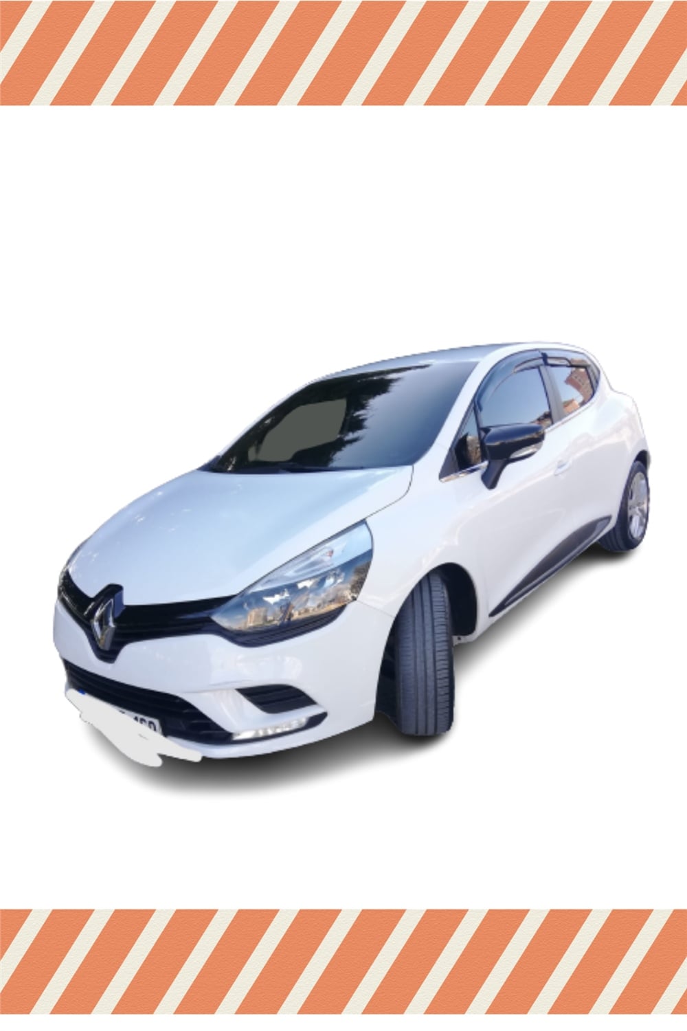 Renault Clio 4 Hb 2012-2018 Modellerine Özel 4Lü Mügen Tip Cam Rüzgarlığı