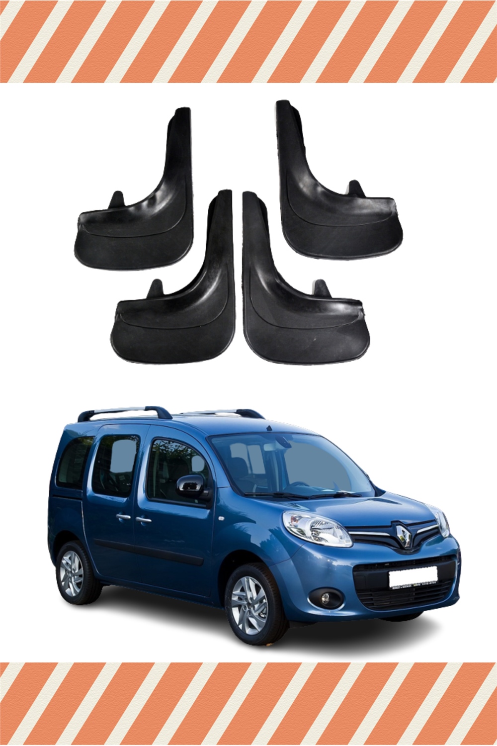 Renault Kangoo 4'Lü Tozluk Çamurluk Paçalık 
