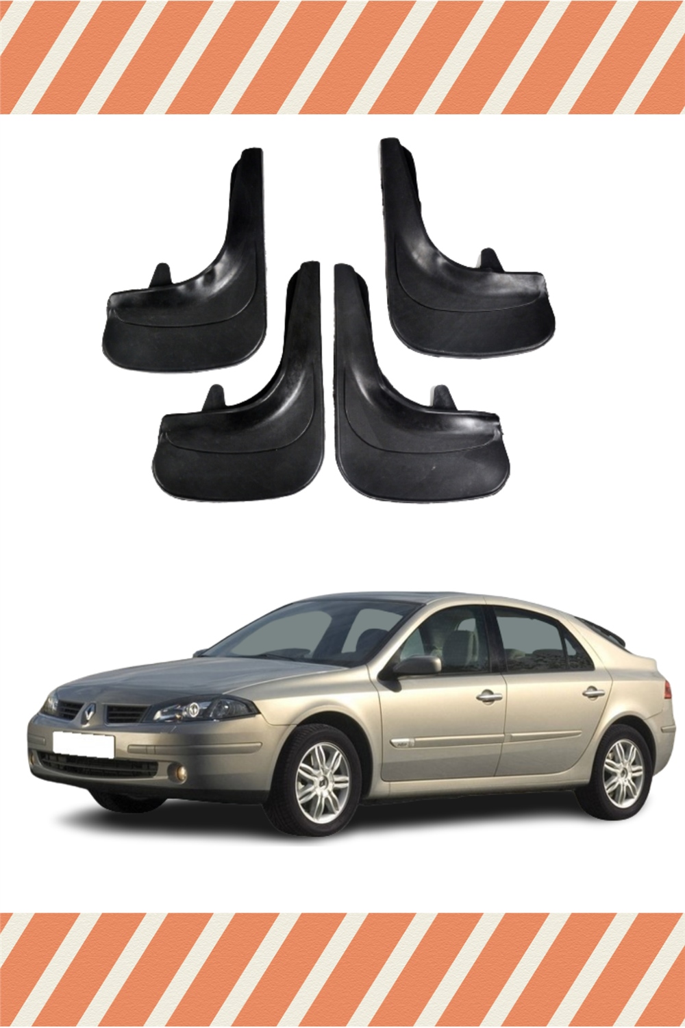 Renault Laguna 2 4'Lü Tozluk Çamurluk Paçalık 