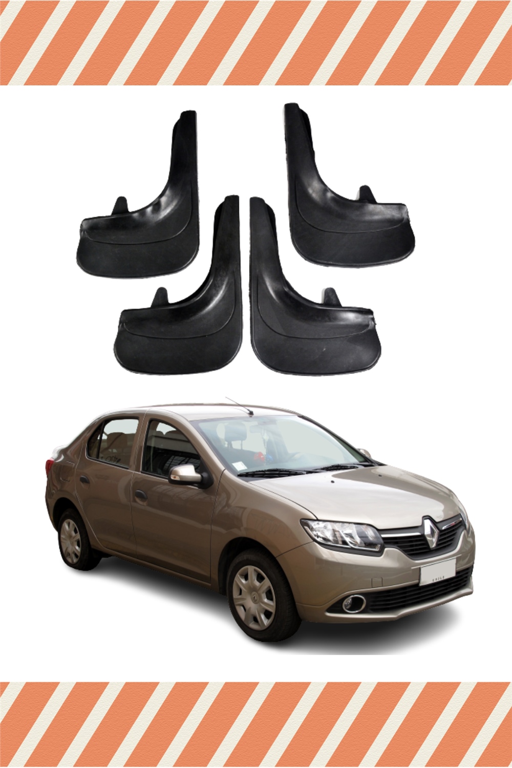 Renault Symbol 4'Lü Tozluk Çamurluk Paçalık 