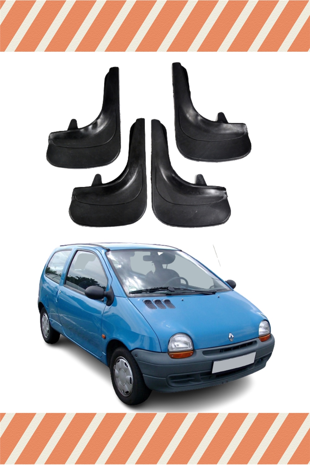 Renault Twingo 4'Lü Tozluk Çamurluk Paçalık 