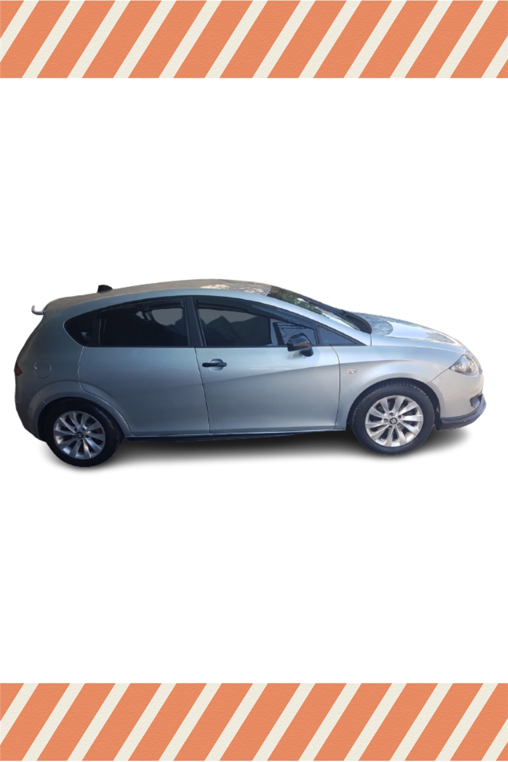 Seat Leon 2005-2012 Modellerine Özel 4Lü Mügen Tip Cam Rüzgarlığı