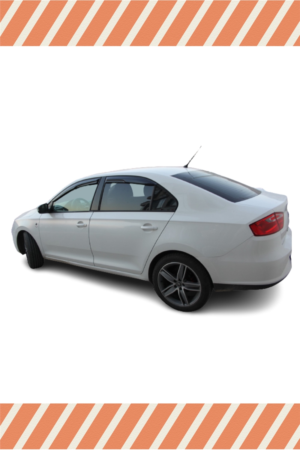 Seat Toledo 2013-2017
 Modellerine Özel 4’Lü Mügen Tip Cam Rüzgarlığı