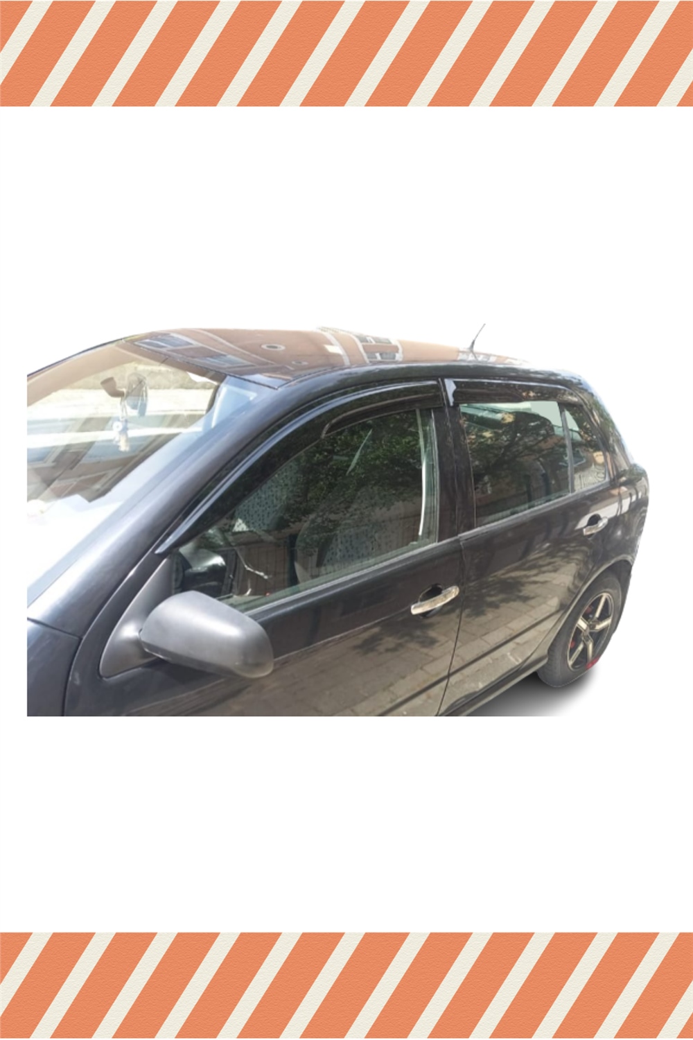 Skoda Fabia Hb 1999-2009 Modellerine Özel 4Lü Mügen Tip Cam Rüzgarlığı