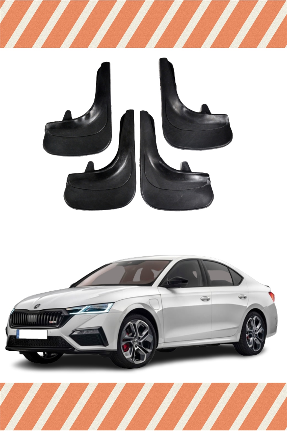 Skoda Octavia 4Lü Tozluk Çamurluk Paçalık 