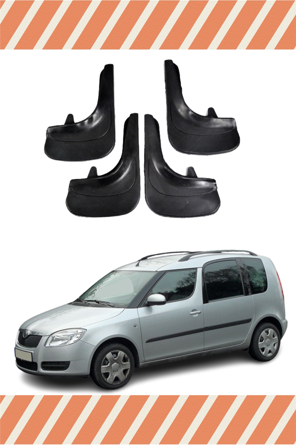 Skoda Roomster 4Lü Tozluk Çamurluk Paçalık 