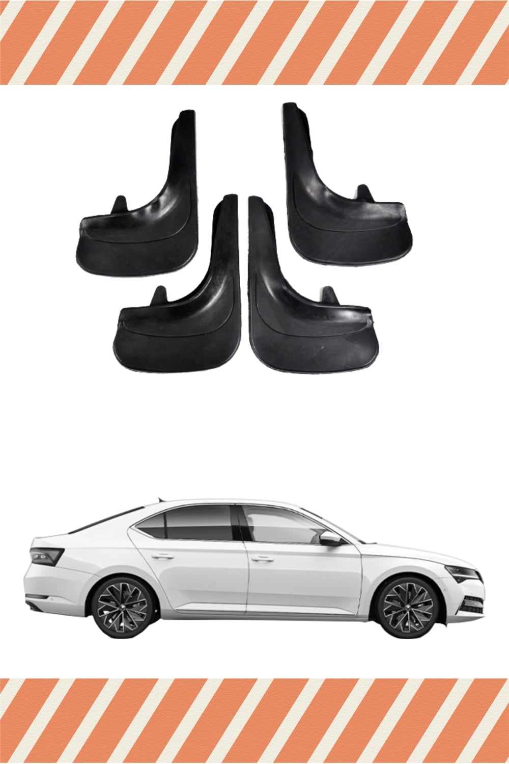 Skoda Superb 4Lü Tozluk Çamurluk Paçalık 