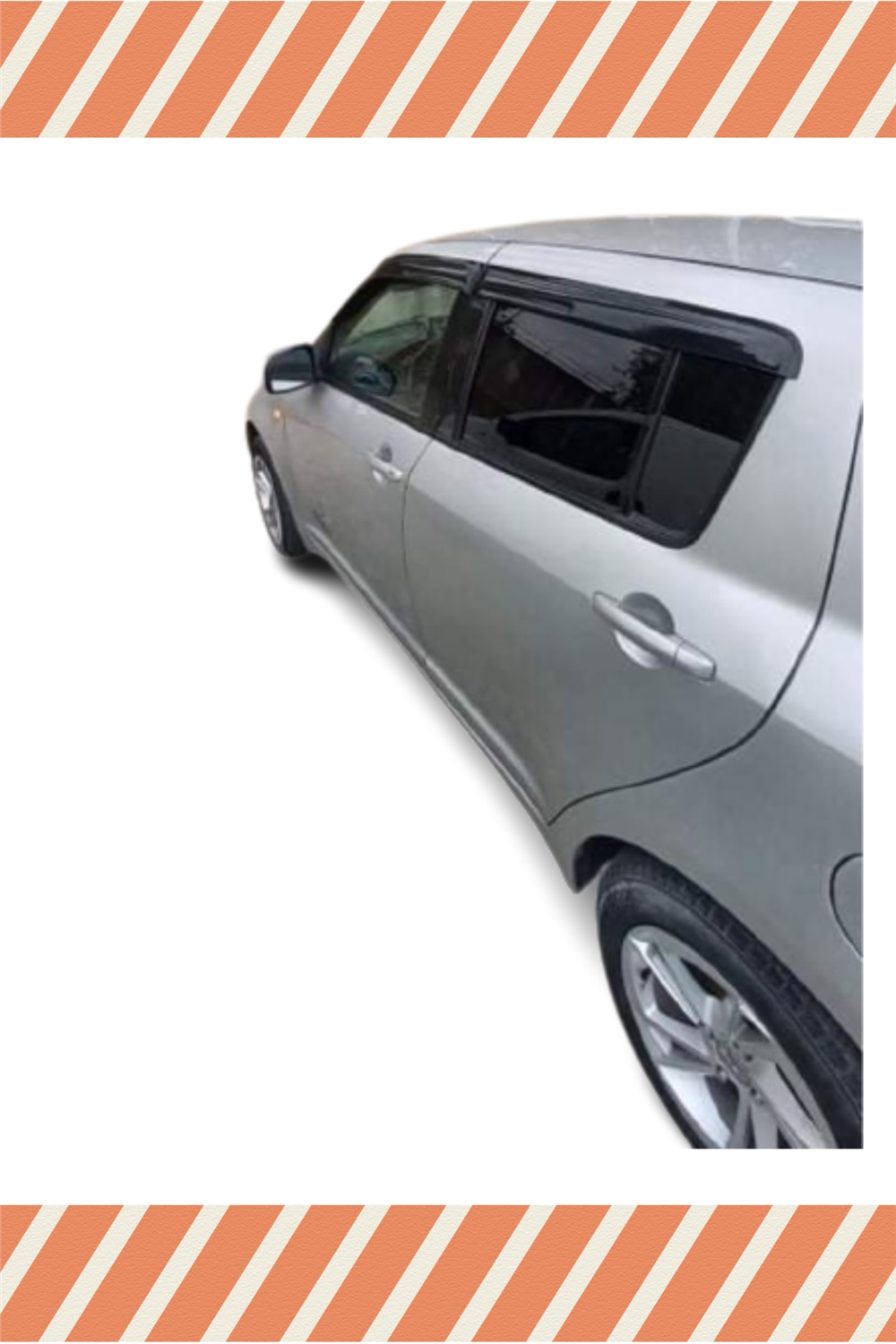 Suzuki Şwift 2006-2017 Modellerine Özel 4Lü Mügen Tip Cam Rüzgarlığı
