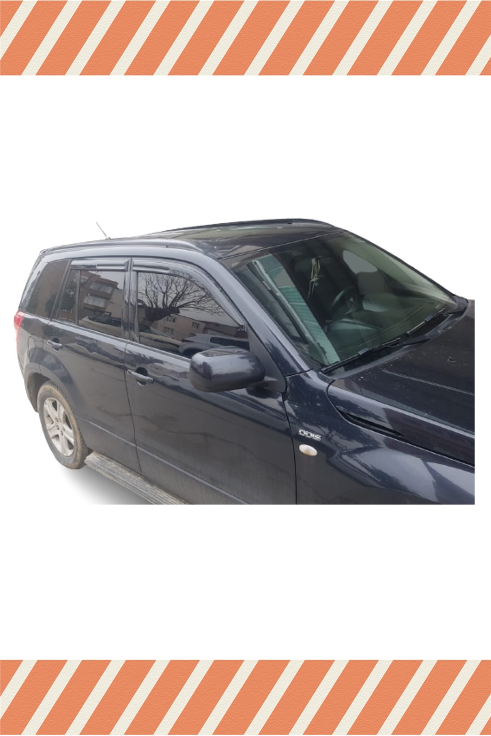 Suzuki Vitara 2006-2015 Modellerine Özel 4Lü Mügen Tip Cam Rüzgarlığı