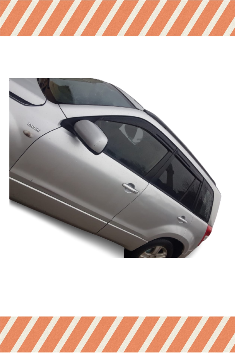Suzuki Vitara 2006-2015 Modellerine Özel 4Lü Mügen Tip Cam Rüzgarlığı