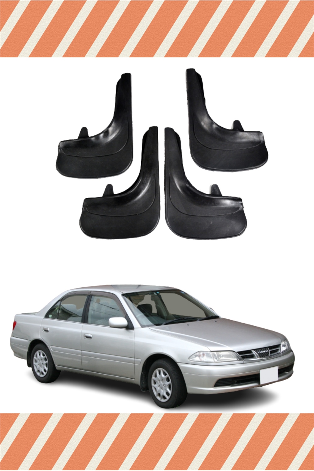 Toyota Carina 4Lü Tozluk Çamurluk Paçalık 