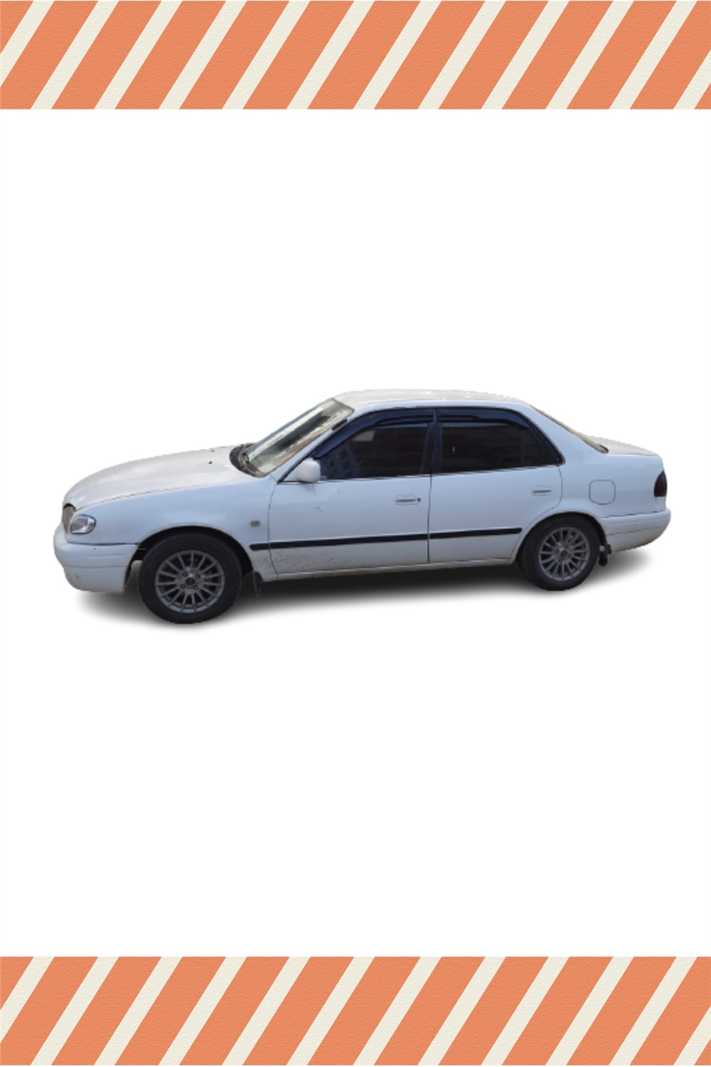 Toyota Corolla 1999-2001 Modellerine Özel 4Lü Mügen Tip Cam Rüzgarlığı