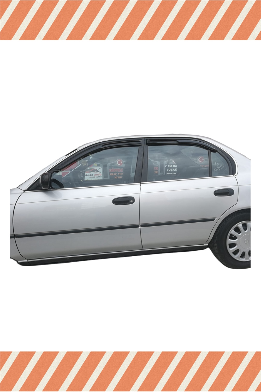 Toyota Corolla Efsane Kasa 1993-1998 Modellerine Özel 4Lü Mügen Tip Cam Rüzgarlığı