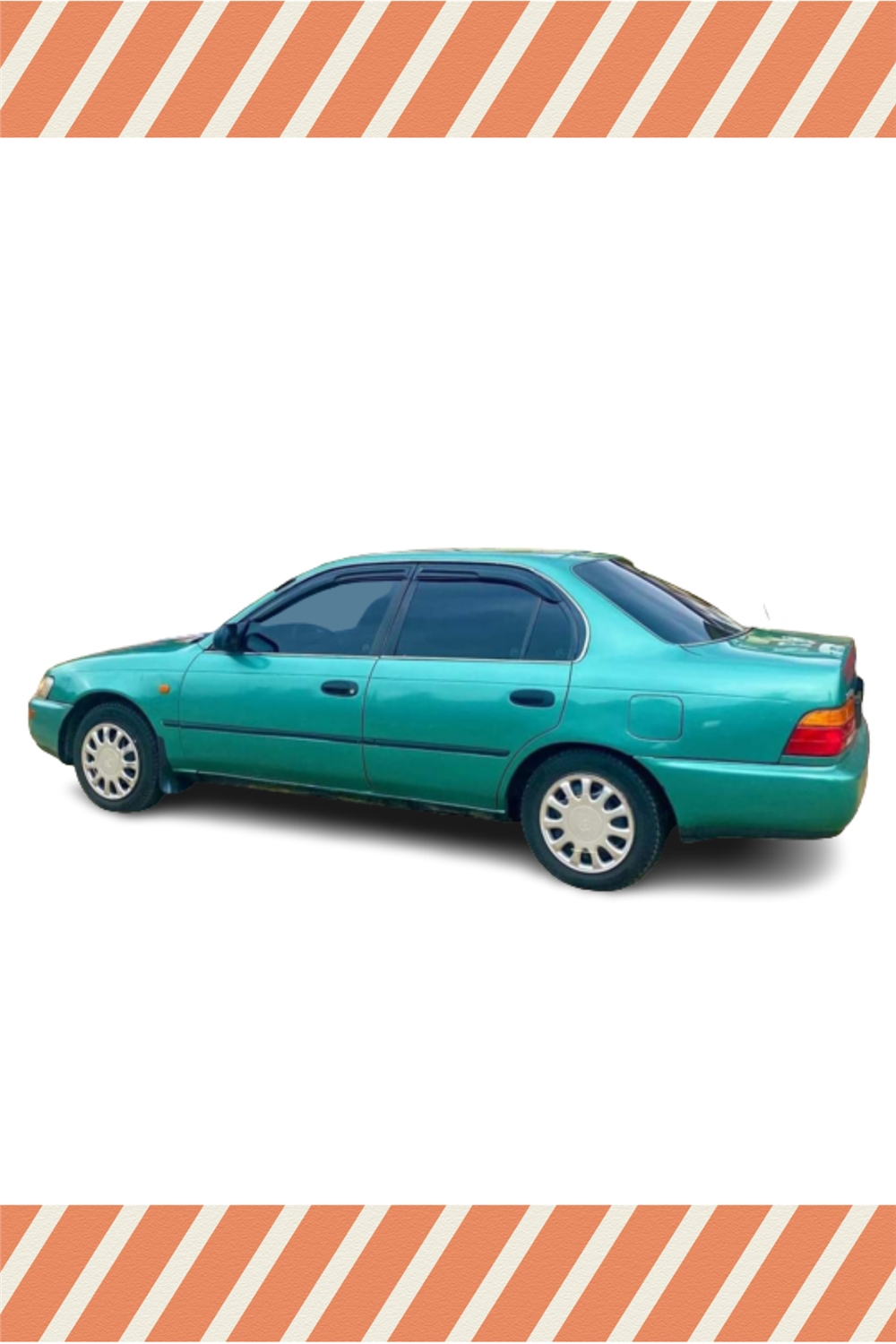 Toyota Corolla Efsane Kasa 1993-1998 Modellerine Özel 4Lü Mügen Tip Cam Rüzgarlığı