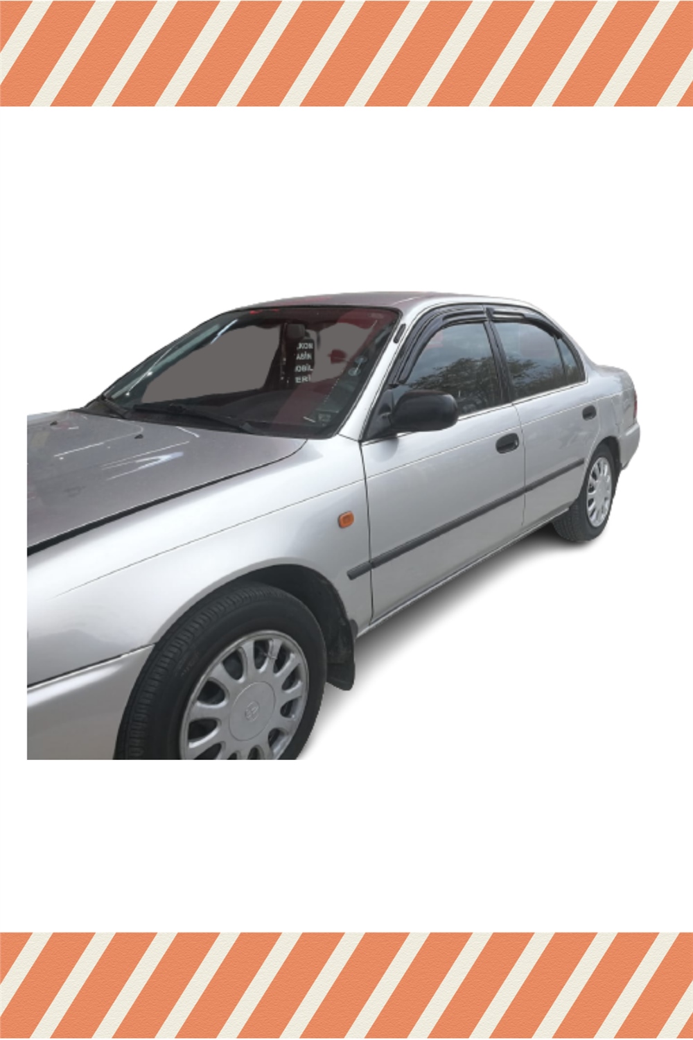 Toyota Corolla Efsane Kasa 1993-1998 Modellerine Özel 4Lü Mügen Tip Cam Rüzgarlığı