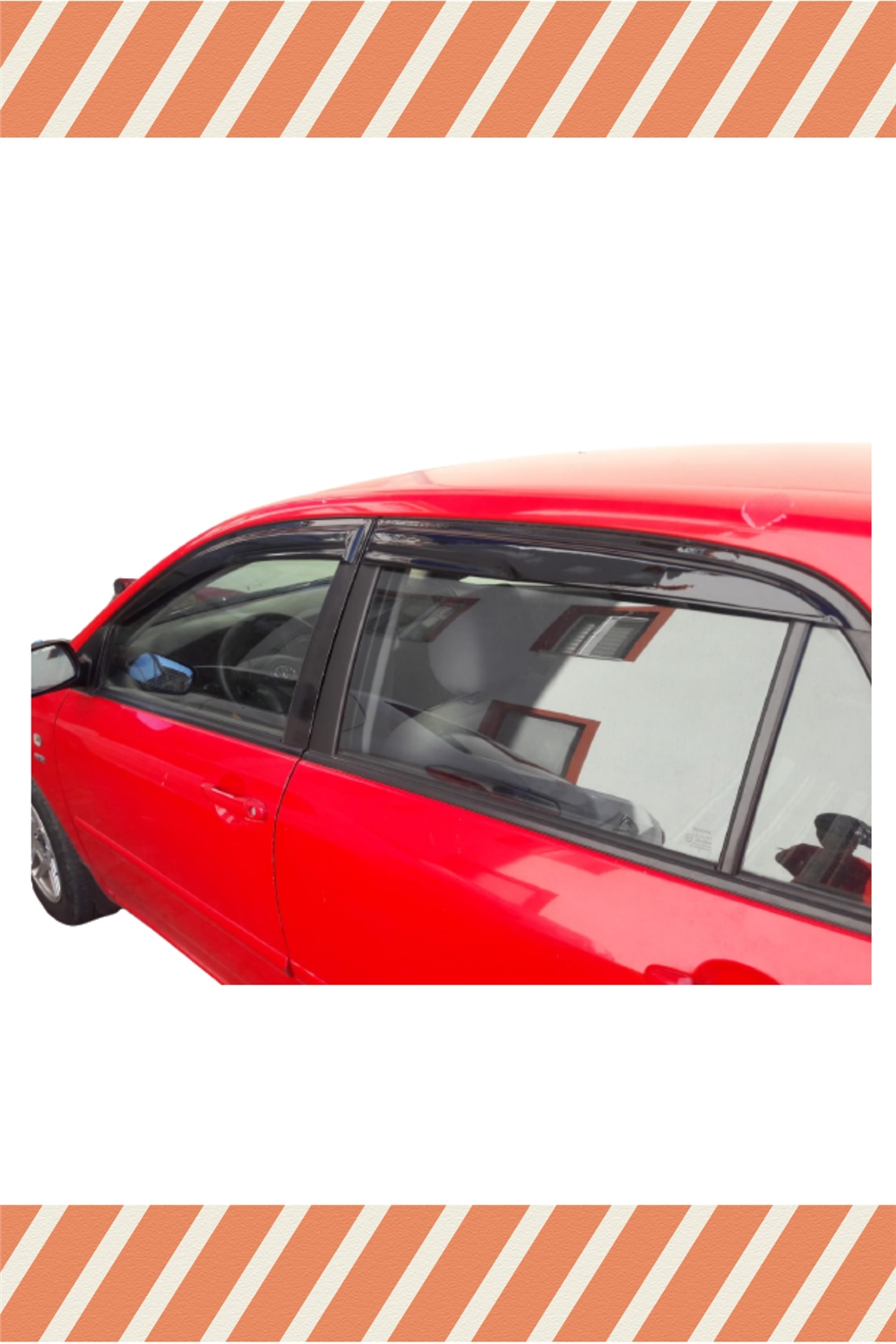 Toyota Corolla Hb 2001-2007
 Modellerine Özel 4’Lü Mügen Tip Cam Rüzgarlığı