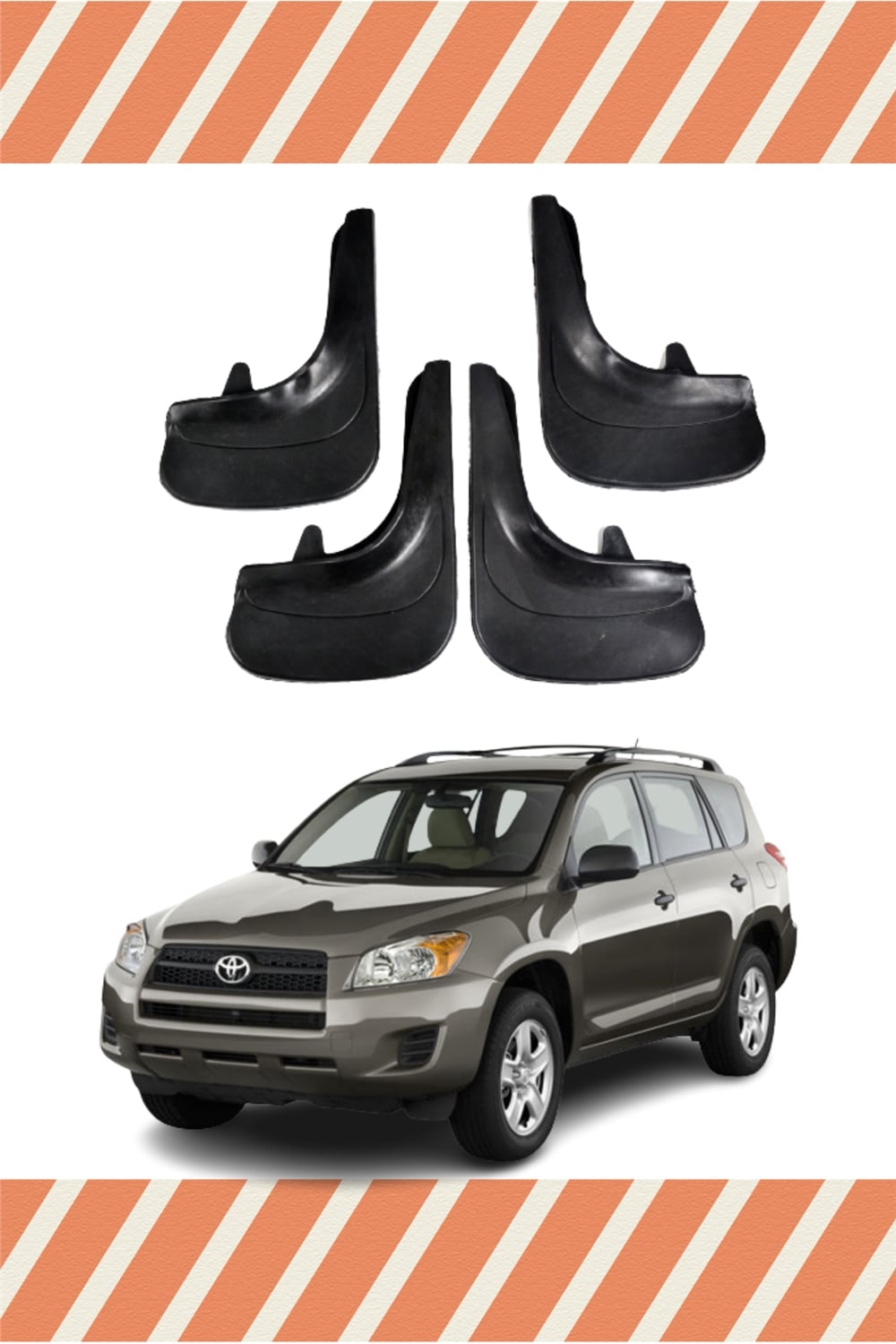 Toyota Rav 4 Tüm Kasalar 4Lü Tozluk Çamurluk Paçalık 