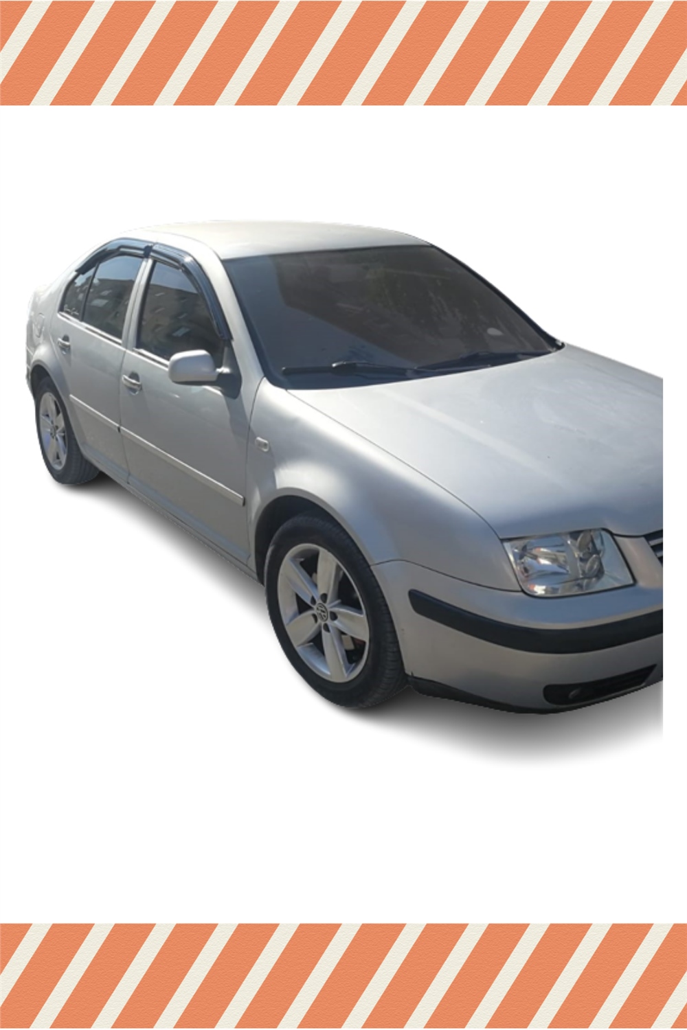 Volkswagen Bora Tüm  Modellerine Özel 4Lü Mügen Tip Cam Rüzgarlığı